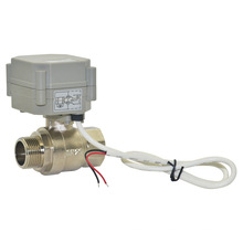 CE/RoHS Mini 3/4 Inch Motorized Flow Brass Ball Valve (T20-B2-A)